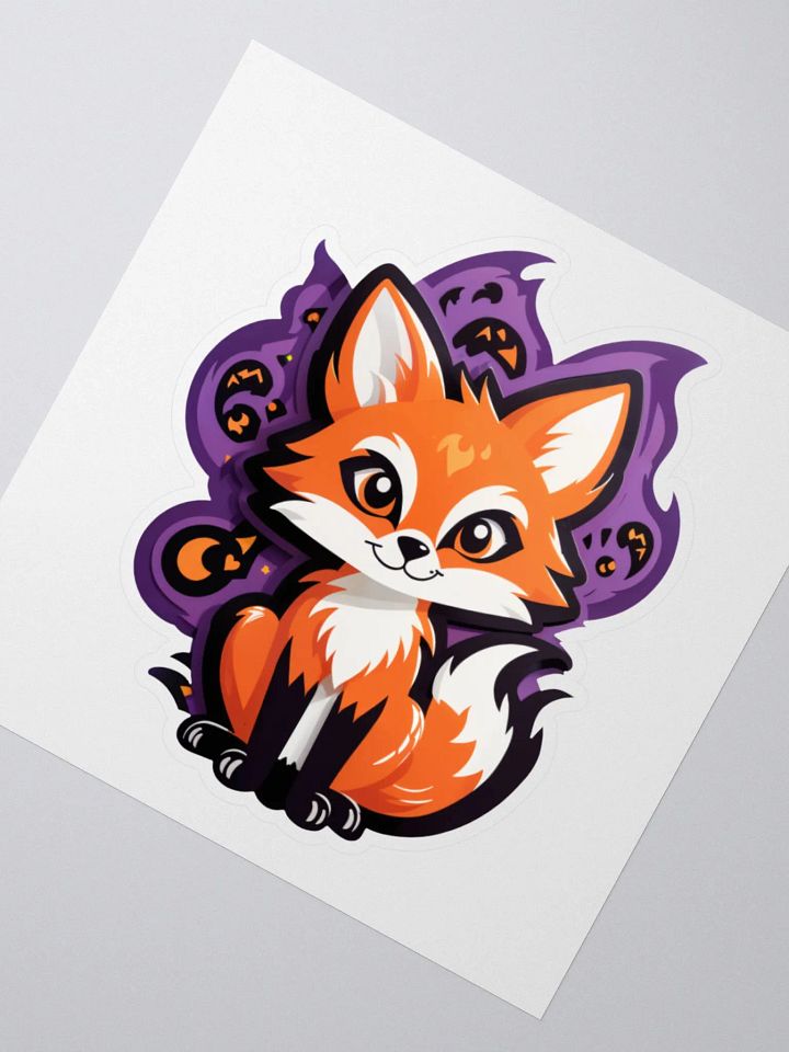 Spoopy Spirit Fox Sticker product image (4)