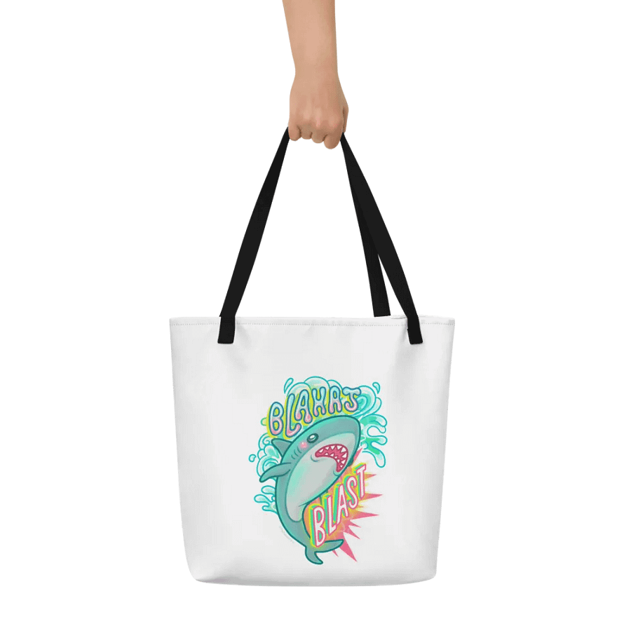 Blahaj Blast Tote Bag product image (6)