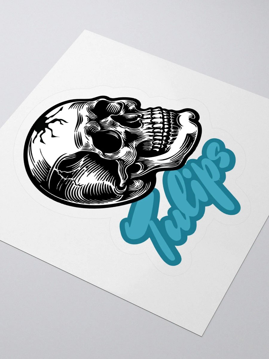 Tulips Skull Kiss Cut Stickers product image (4)