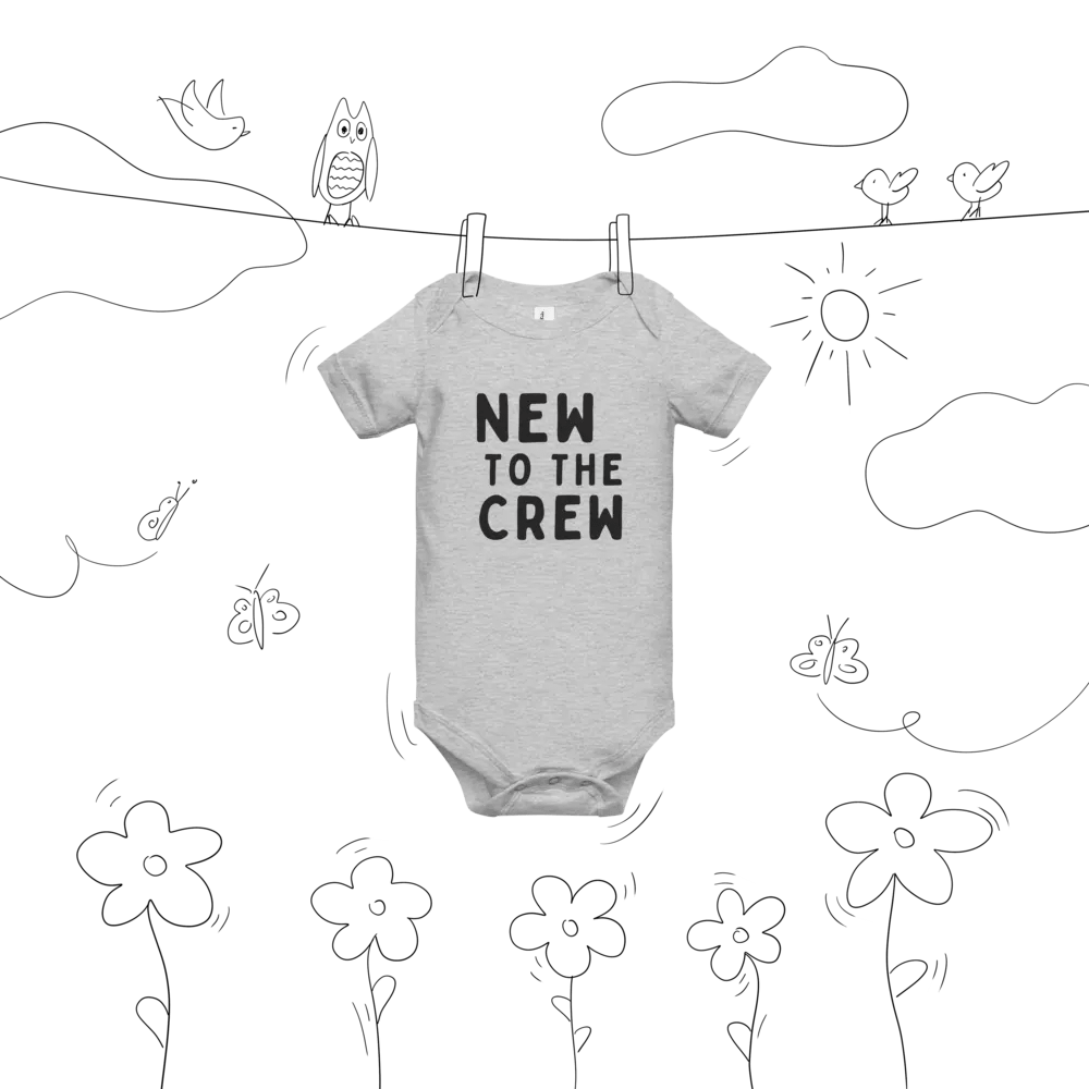 NEW TO THE CREW Baby Short Sleeve Onesie product image (9)