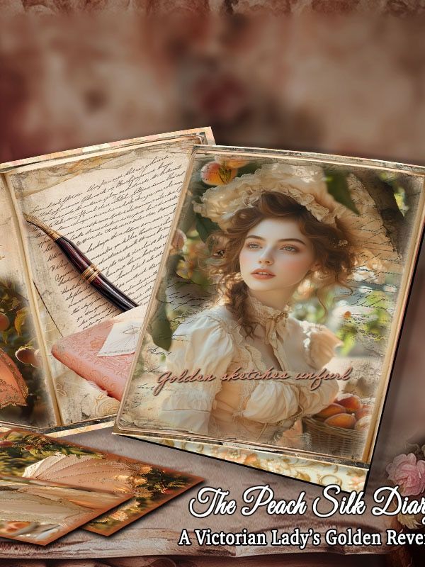 A Peach Silk Diary Journal Digital Download product image (3)