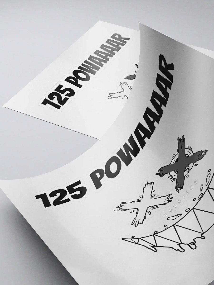 125 Powaaaar Sticker product image (4)