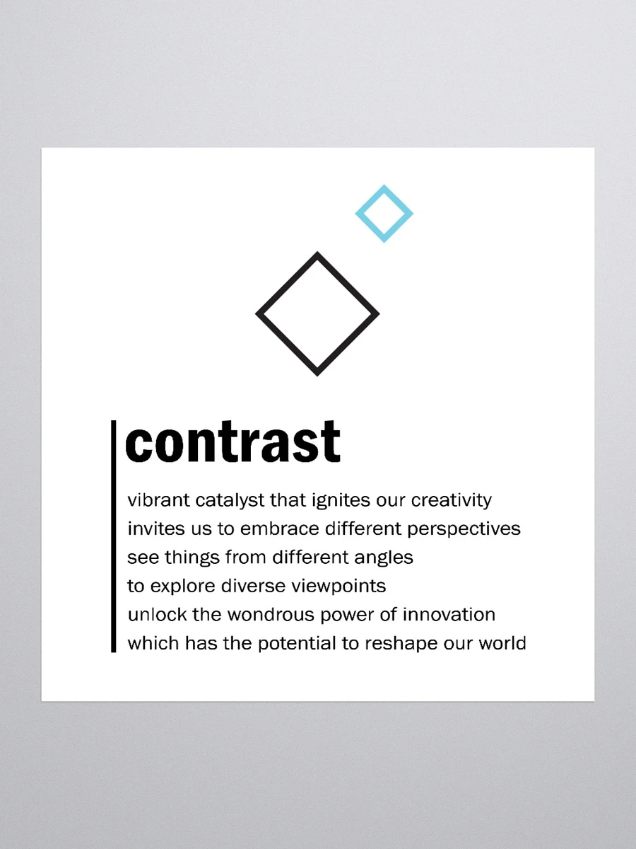 contrast Sticker - light blue line product image (4)