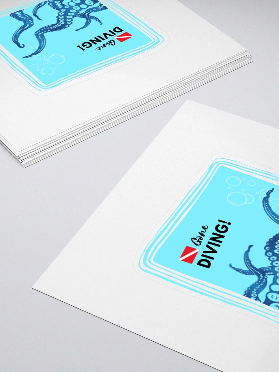Gone Diving! Sticker product image (4)