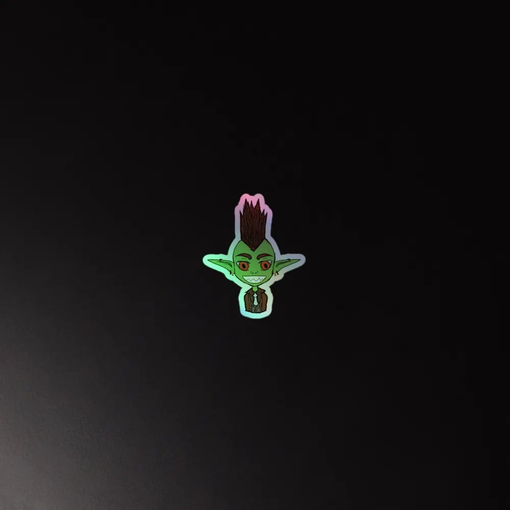 Bazkizz Cartoon Holographic Sticker product image (4)