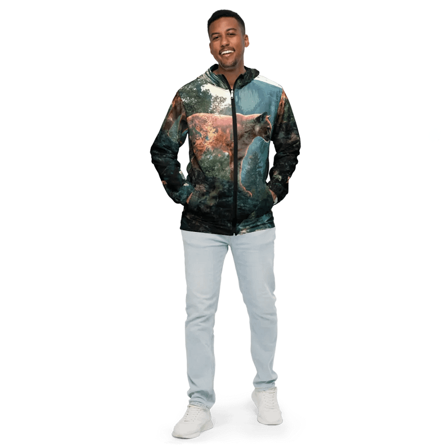 Mountain Lion, Unisex Windbreaker product image (4)
