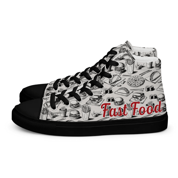 Fast Food High Top Old White/Red/Black Male product image (2)