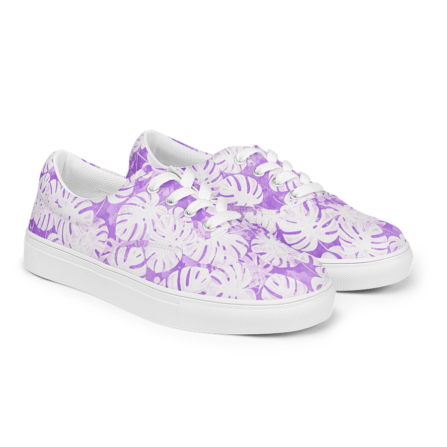 Monstera Dream Women's Canvas Shoes product image (5)
