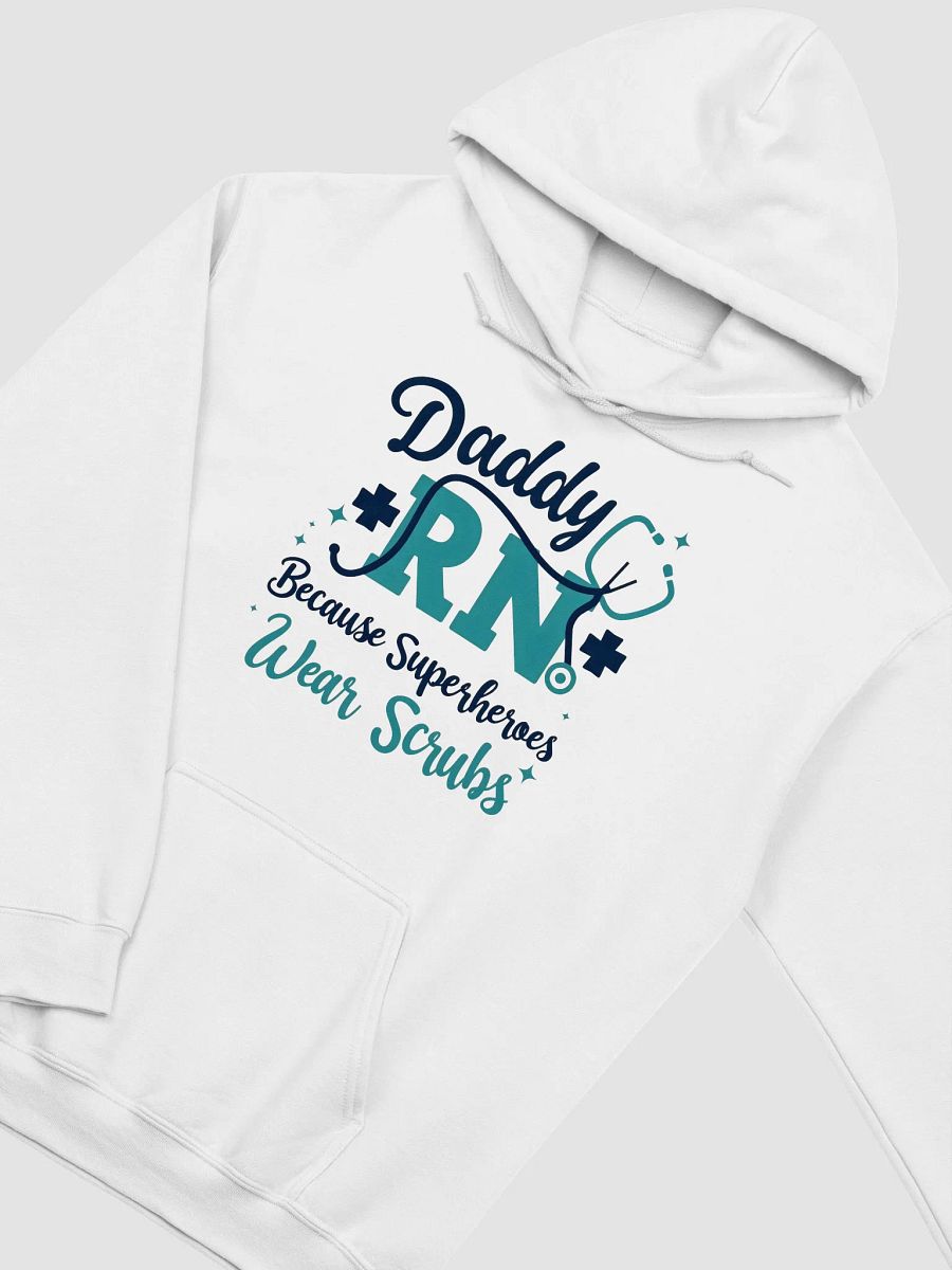 Daddy RN, Because Superheroes Wear Scrubs Classic Hoodie product image (36)