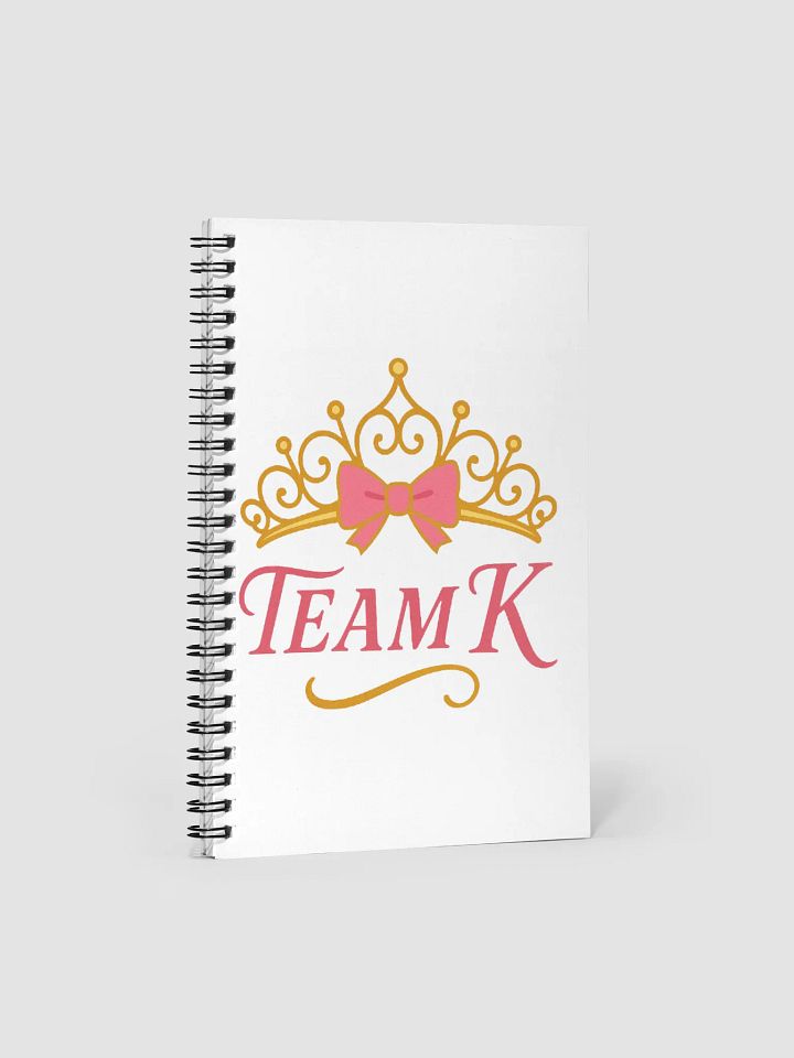 Team K (V-1) Spiral Notebook product image (1)