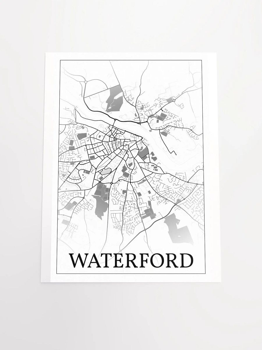 Waterford, Éire, city map print product image (18)