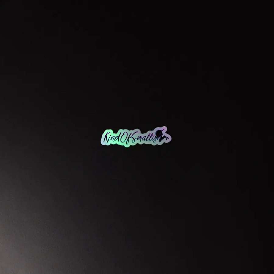 KindOfSmallish Full Logo Holographic Sticker Set product image (4)