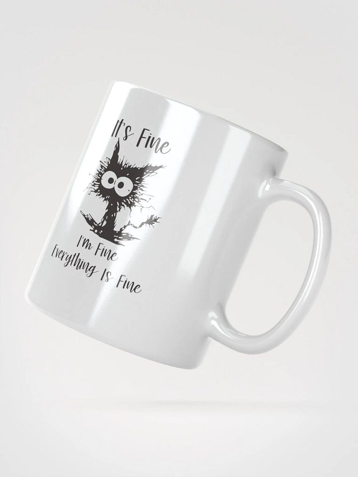 Frazzled Cat 'It's Fine' Mug product image (6)