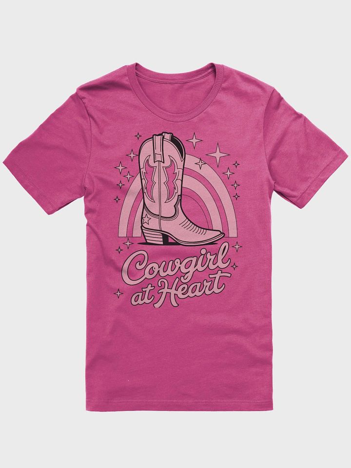 Cowgirl at Heart Western Boot T-Shirt product image (2)