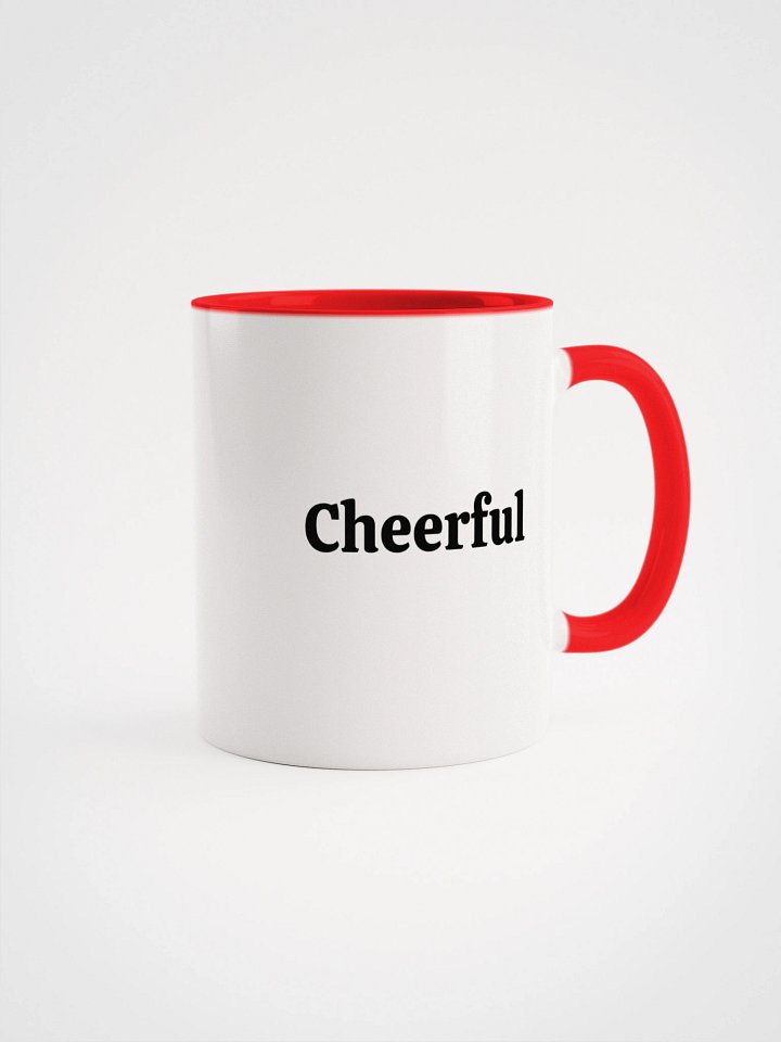 “Cheerful” My Vibe Ceramic Mug with Color product image (2)