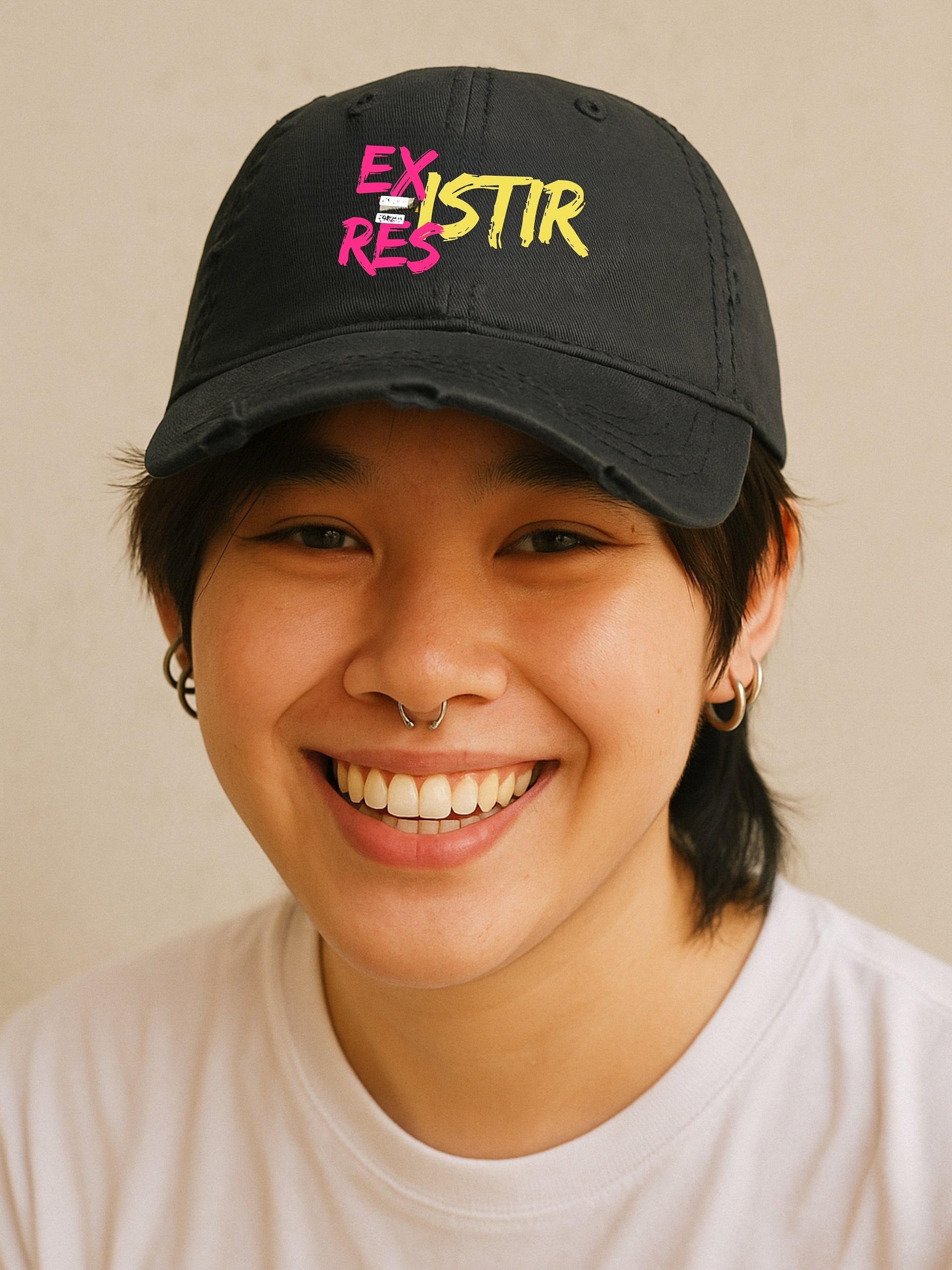 "Existir = Resistir" Distressed Hat product image (2)