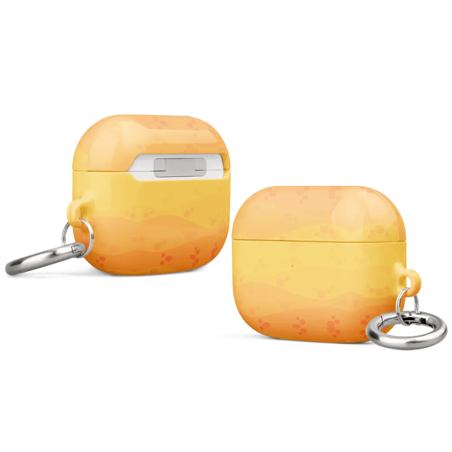 Orange Wave Airpods Case product image (3)