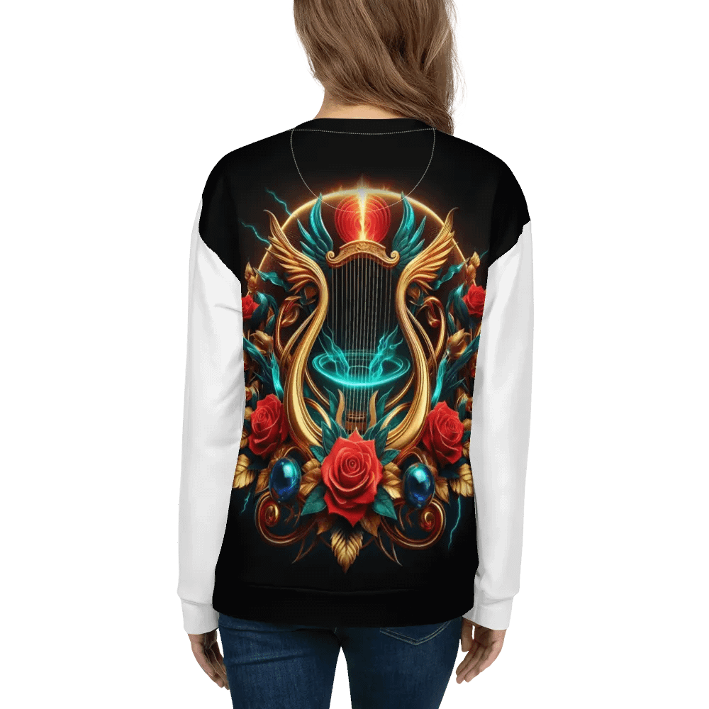 Mystical Golden Harp - Unisex Sweatshirt #20 product image (5)