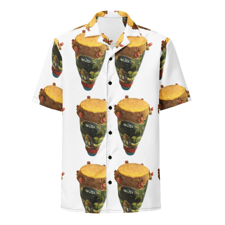 Haitian Rhythm Drums Button-Up product image (1)