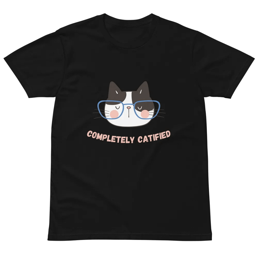 Completely Catified Cartoon Cat T-Shirt product image (6)