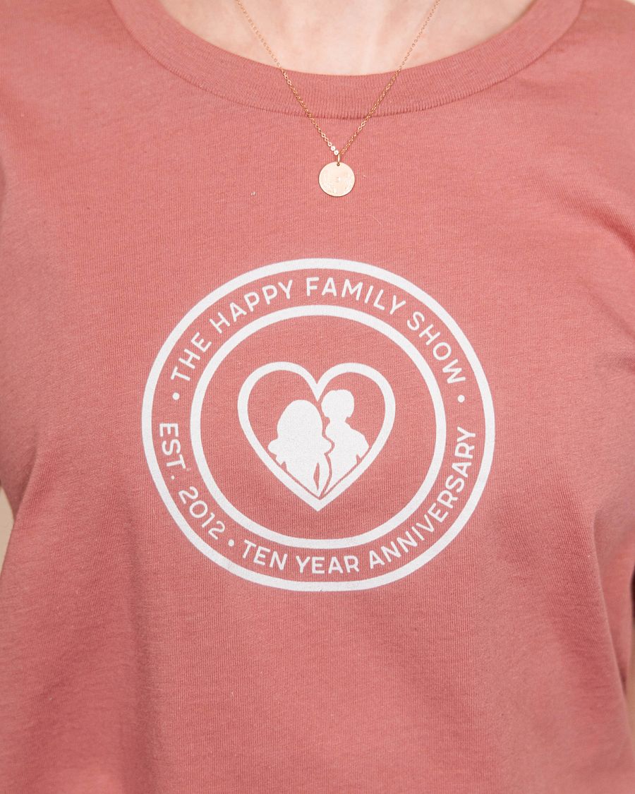HappyFamilyShow 10 Year Anniversary T-shirt product image (3)