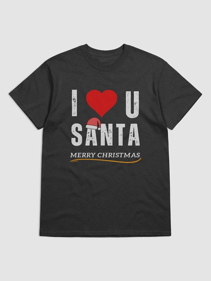 I love Santa Gildan Heavyweight T-Shirt product image (1)