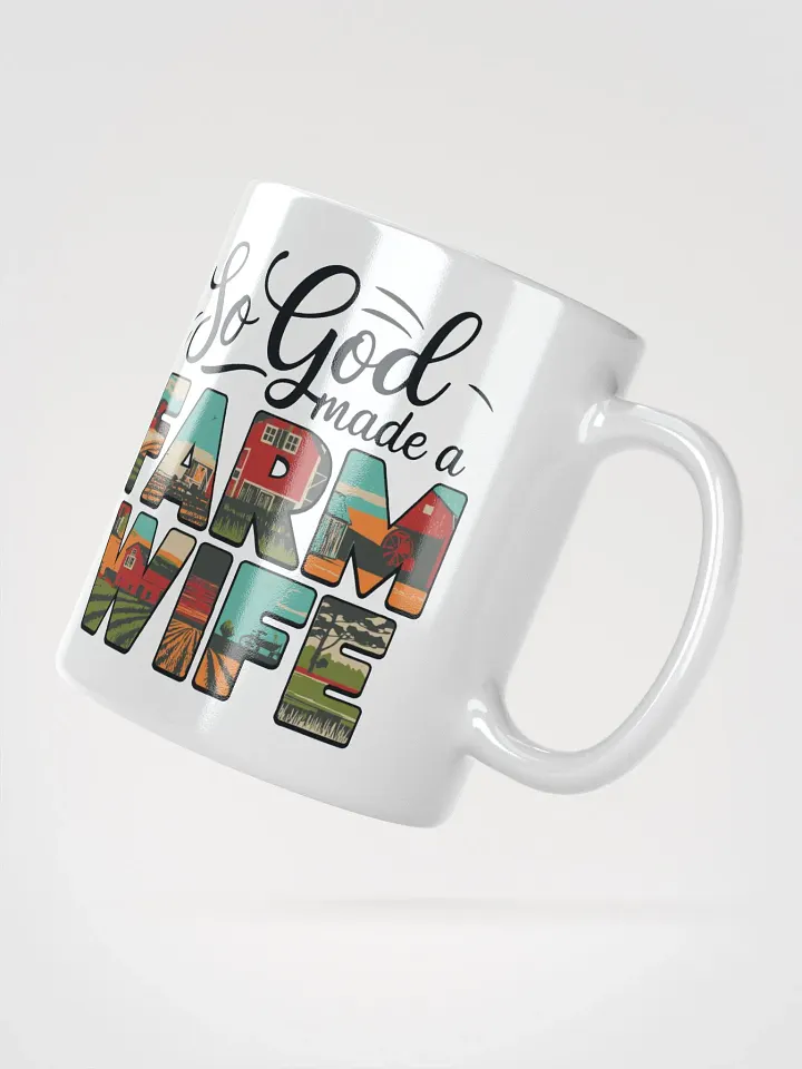 Farm Wife White Glossy Mug product image (4)