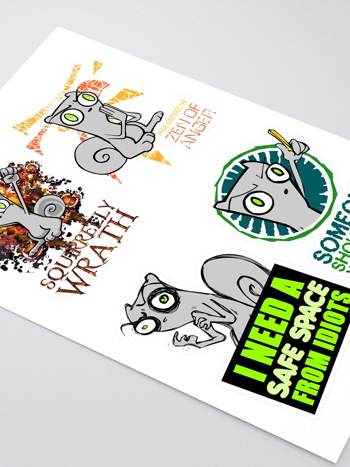 Foamy The Squirrel Sticker Sheet! #1 product image (2)