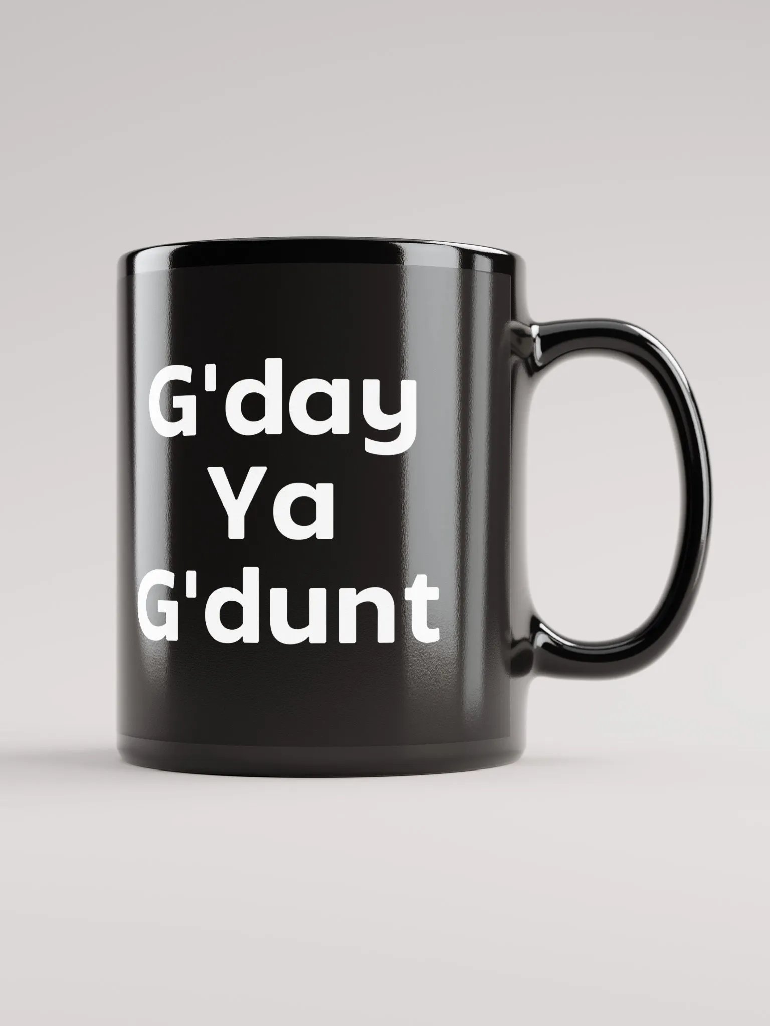 G'day Ya G'dunt - Matte Black Mug product image (1)