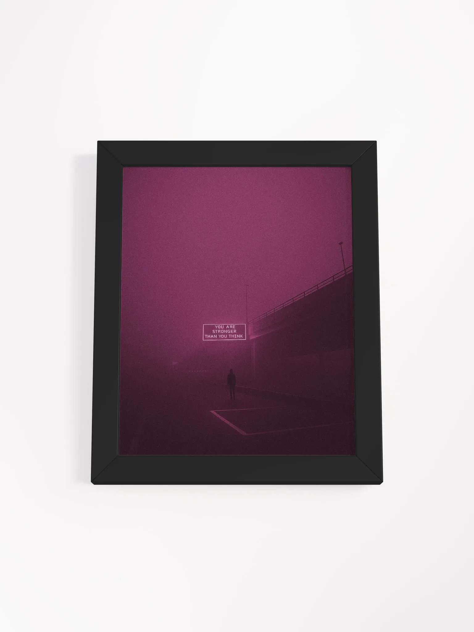 "You are stronger than you think" Framed Poster product image (1)