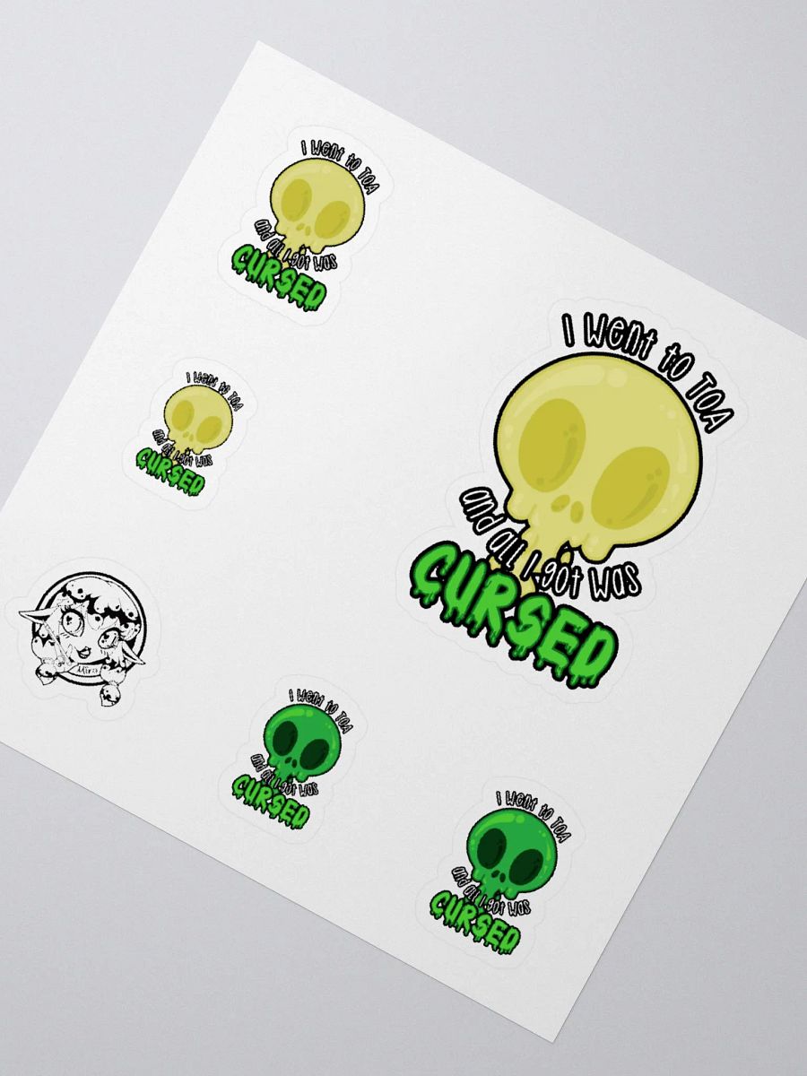 All I Got Was Cursed - Rogue - Sticker Sheet product image (2)