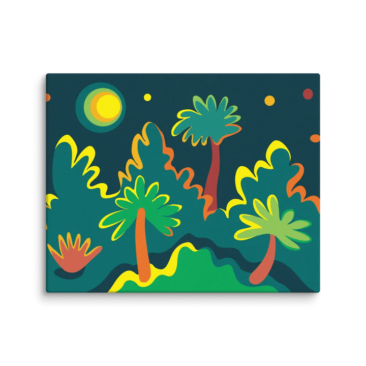 Tropical Canvas Delight - Abstract Landscape No. 1 product image (16)