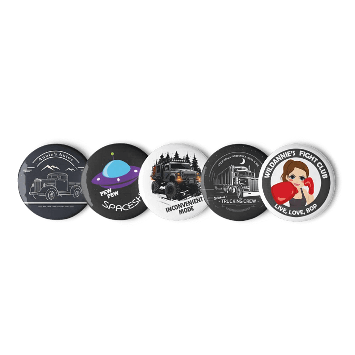 WildAnnie Pin Badge Set 1 product image (1)