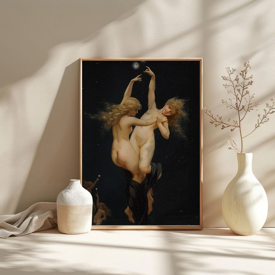 Twin Stars by Luis Ricardo Falero Vintage Art Print product image (26)