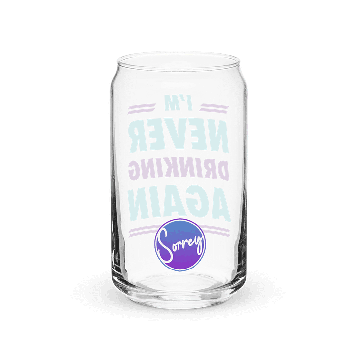Sorrey Never Drinking - Glass product image (6)