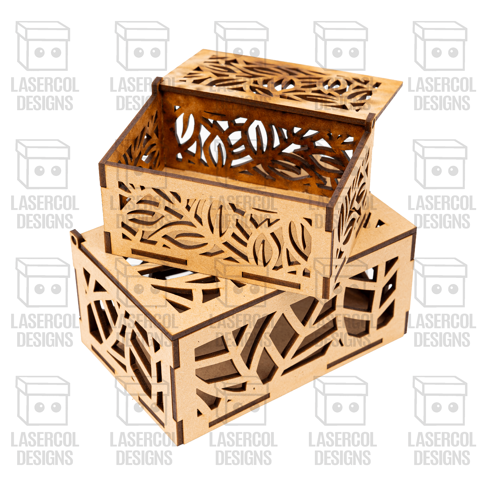 10 Boxes Set 2 (2 Sizes) - Laser Cut Files product image (10)