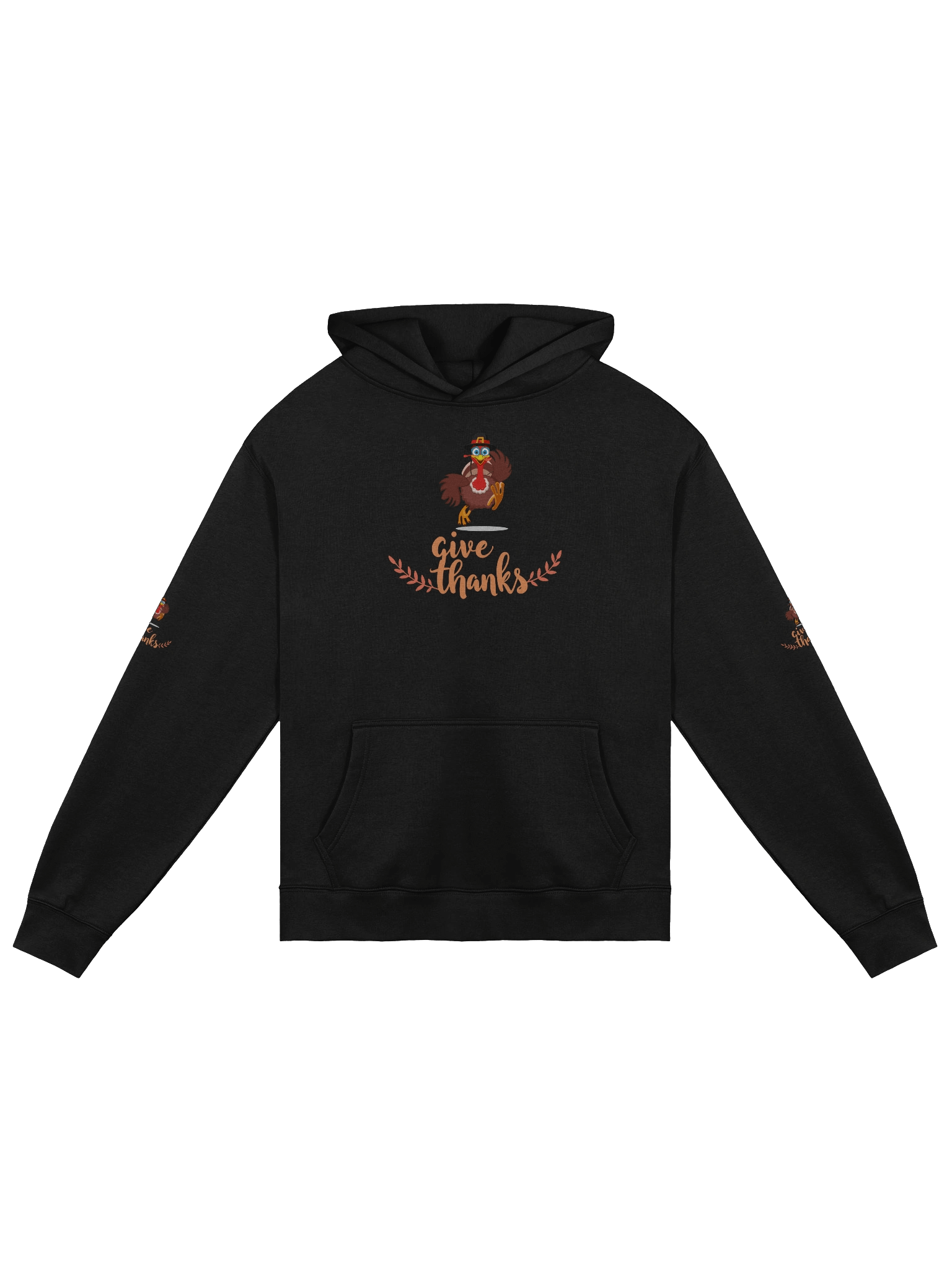 "Give Thanks Hoodie – Cozy Thanksgiving Fall Apparel" product image (4)