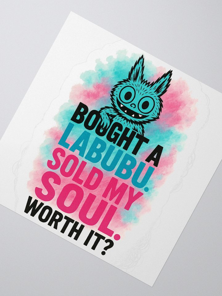 Soulful Labubu Kiss Cut Sticker product image (5)