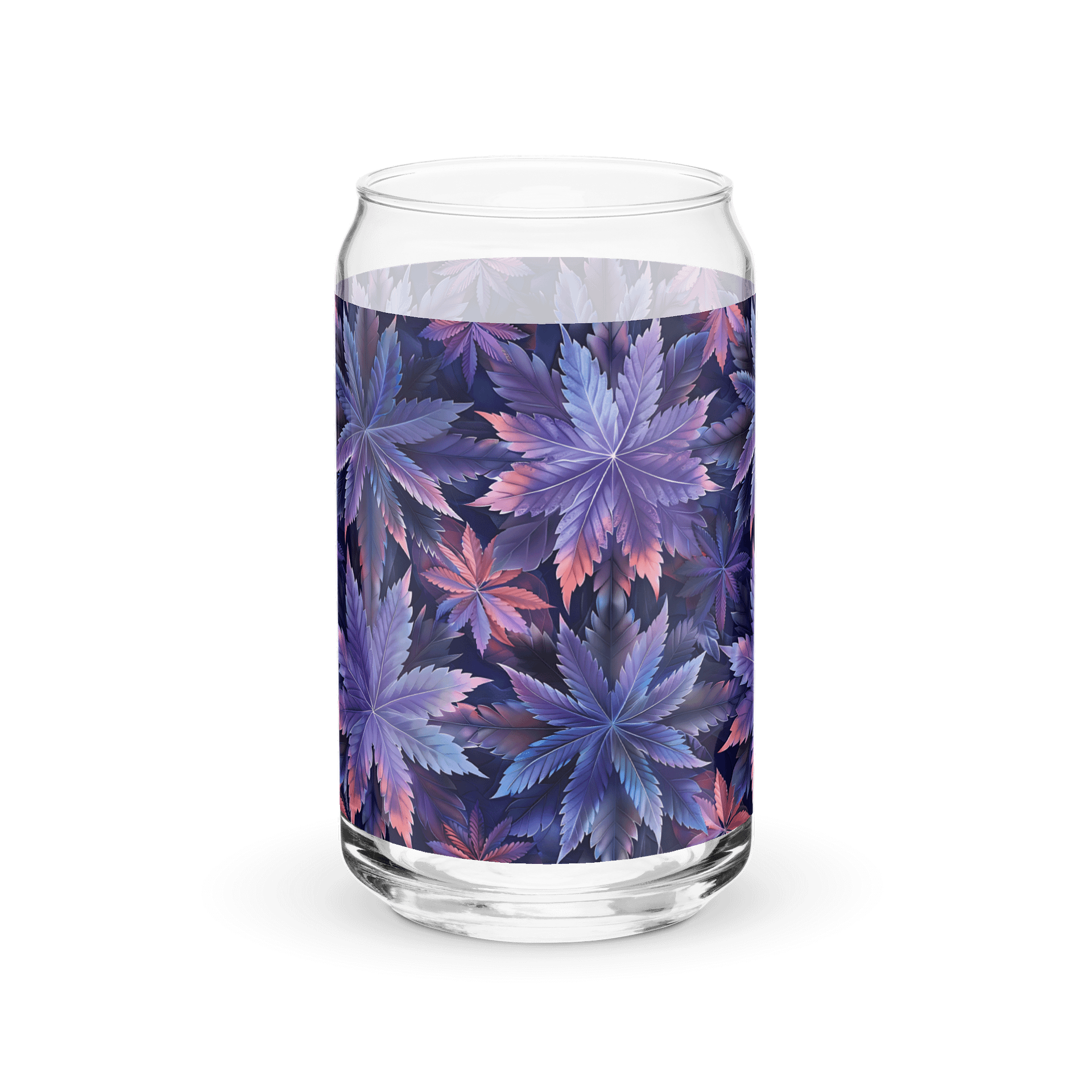 Cannabis - Indica Dreams- Design on 16 oz Can-Shaped Glass product image (3)