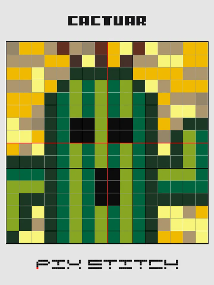 Cactuar Pixel Art product image (2)