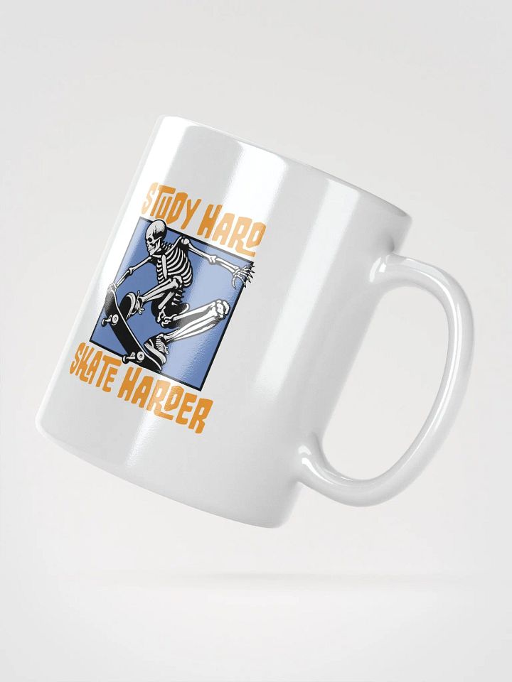 Study Hard, Skate Harder – The Ultimate Skater Coffee Mug product image (2)