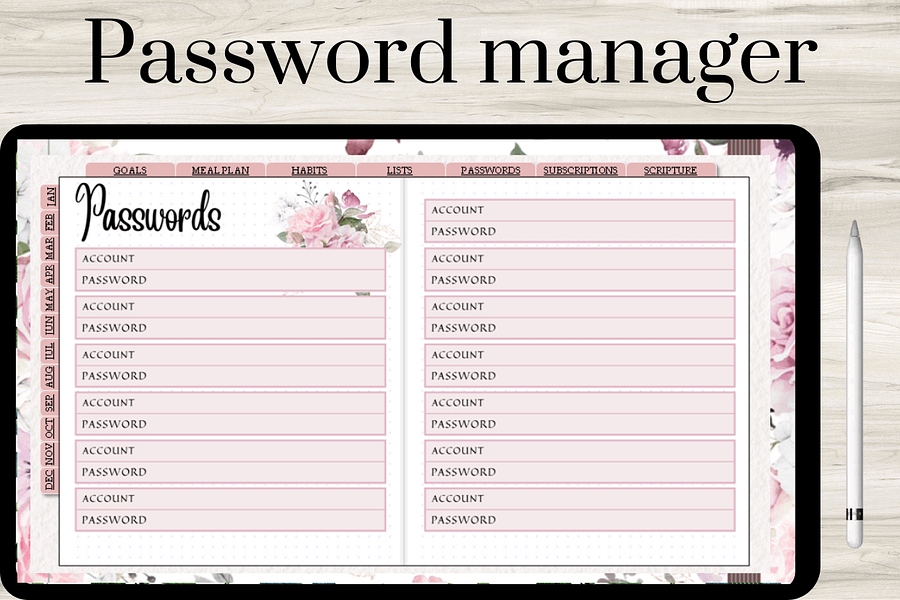 Goodnotes Digital Planning Journal | Clickable Links product image (8)