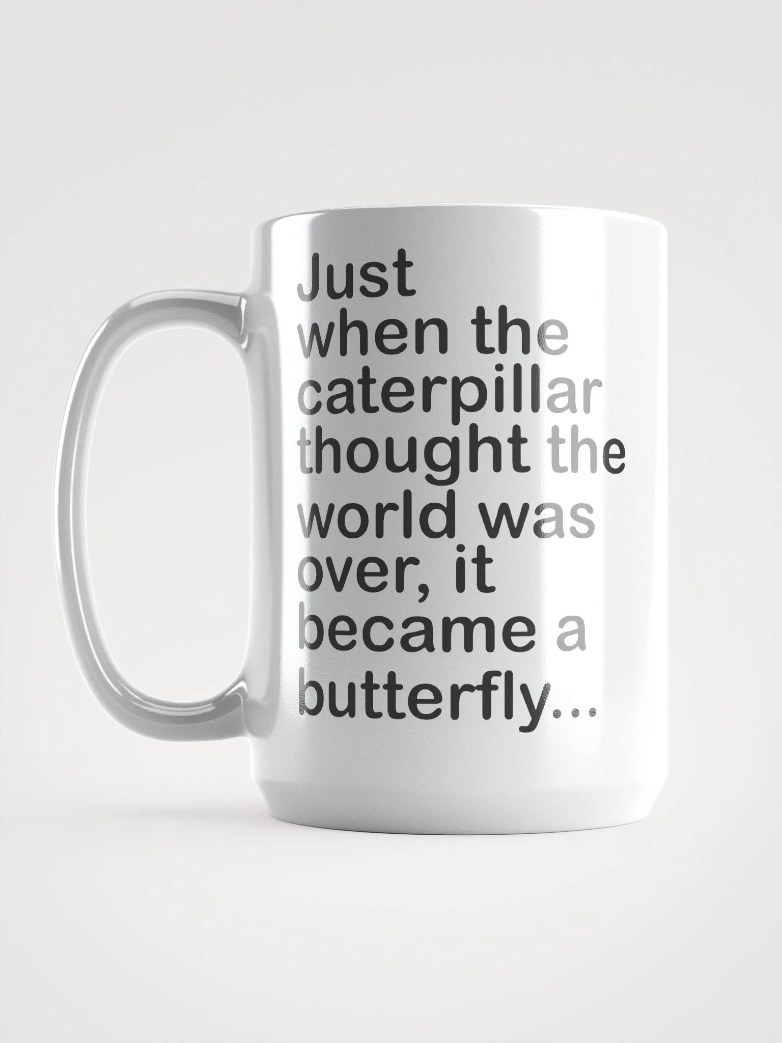 Caterpillar became a butterfly - mug product image (6)