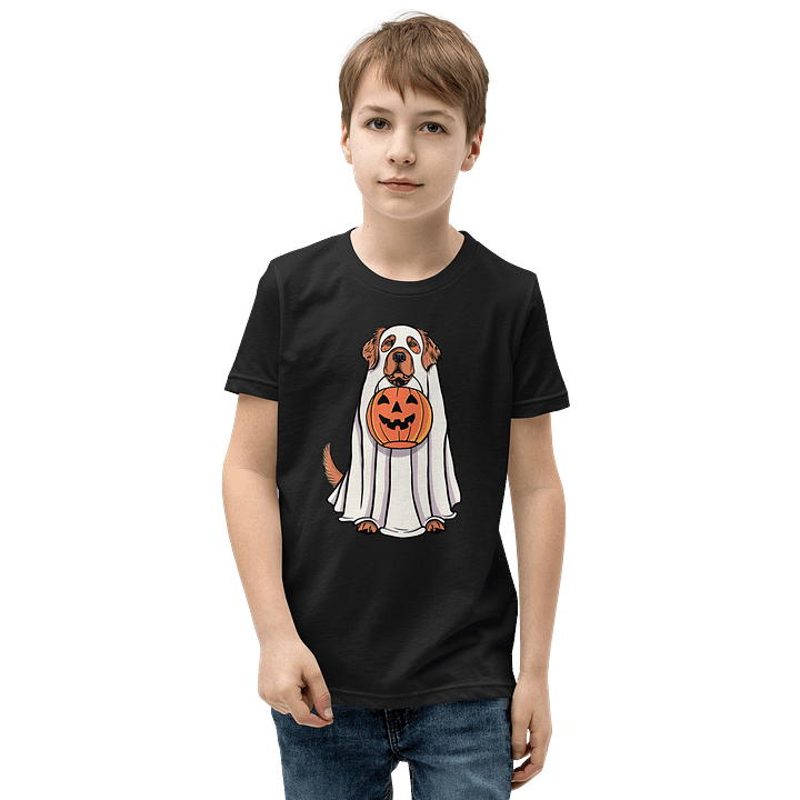 Halloween Golden Retriever(Red) Youth T-Shirt product image (5)