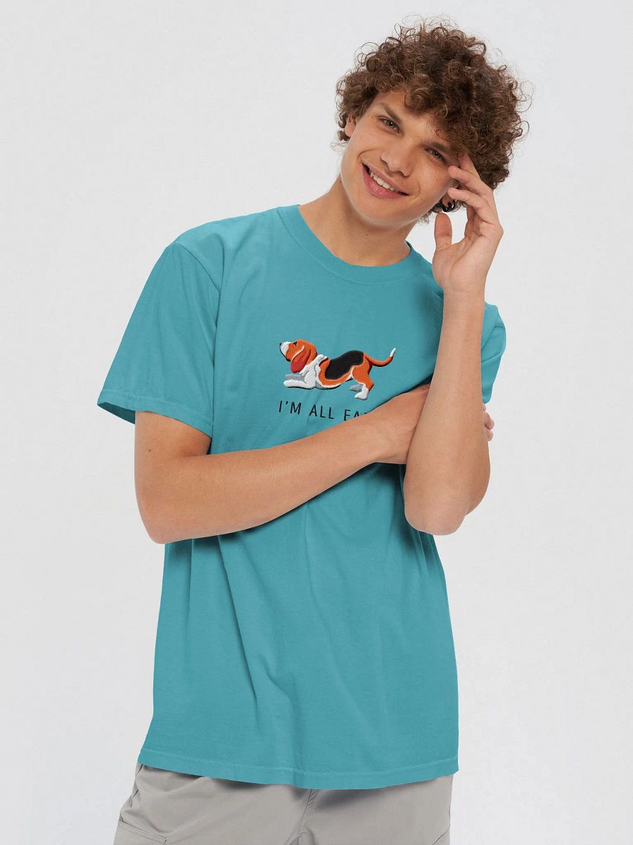 I'm All Ears T-Shirt(Embroidered) of a Basset Hound product image (6)