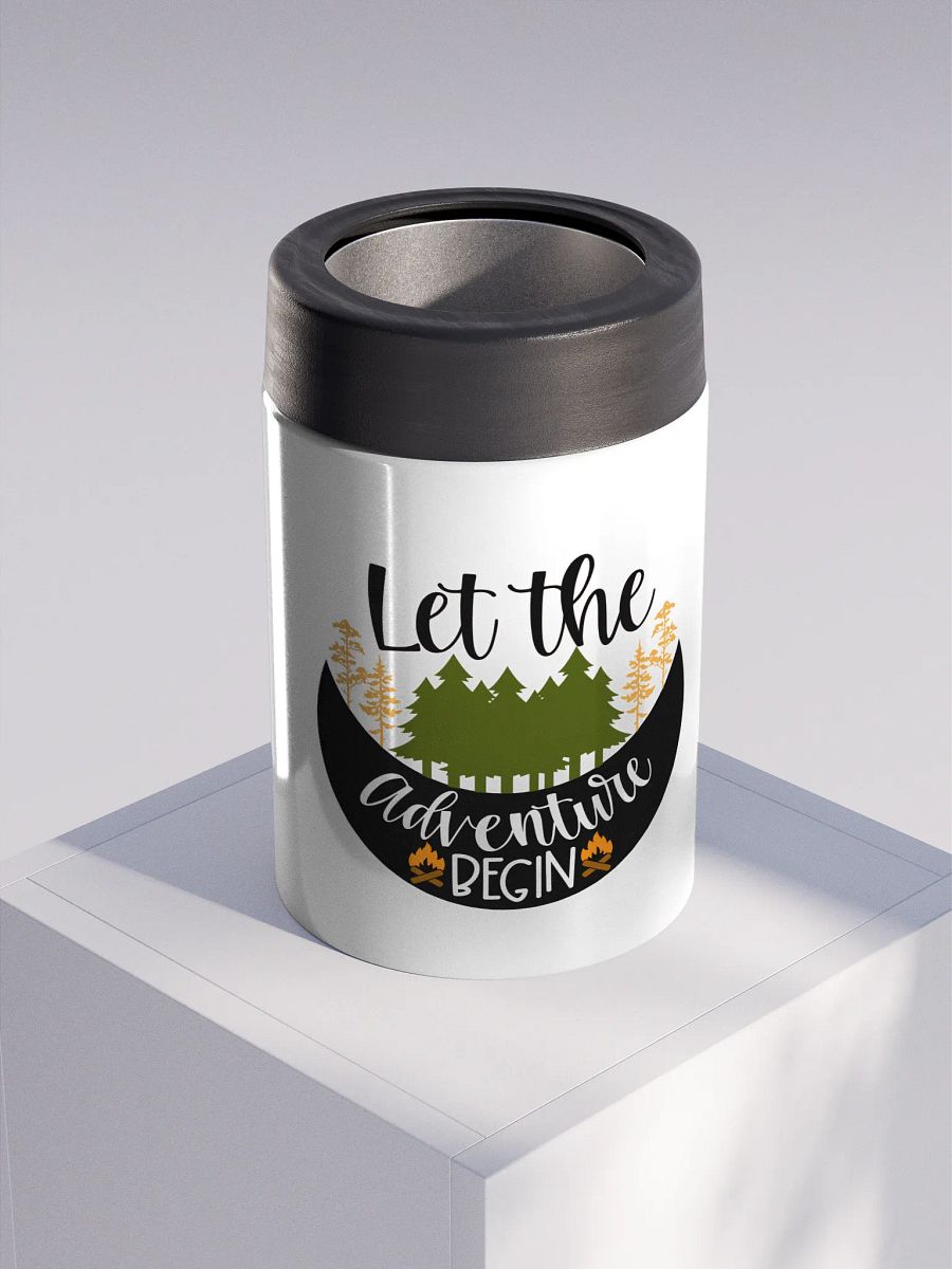 Adventure Awaits Stainless Steel Koozie product image (3)