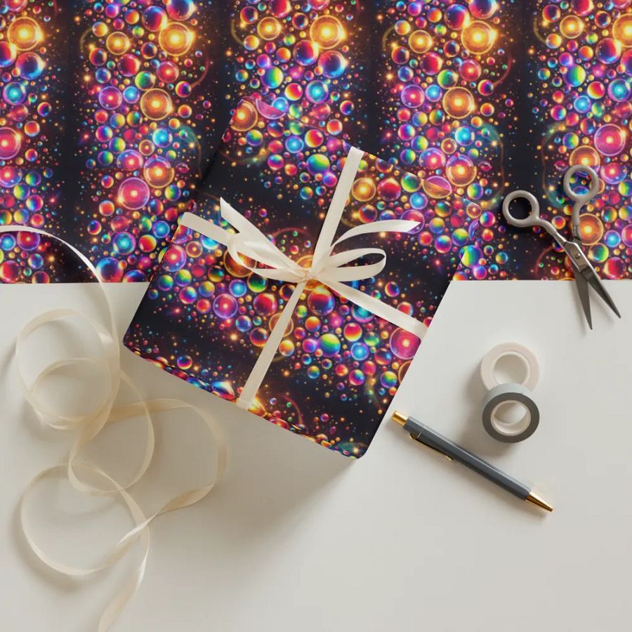Colorful Circles Wrapping Paper Set product image (12)