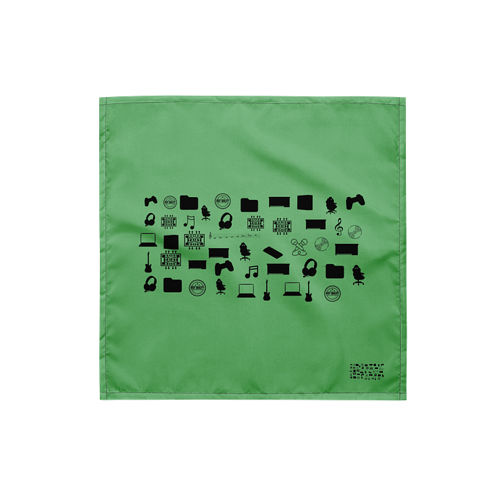 Green Vlog Academy All-Over Print Bandana product image (1)