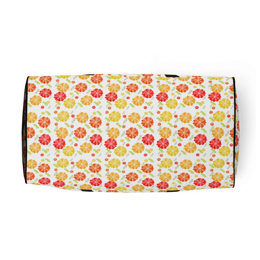 Orange Floral Large Holdall Bag product image (3)