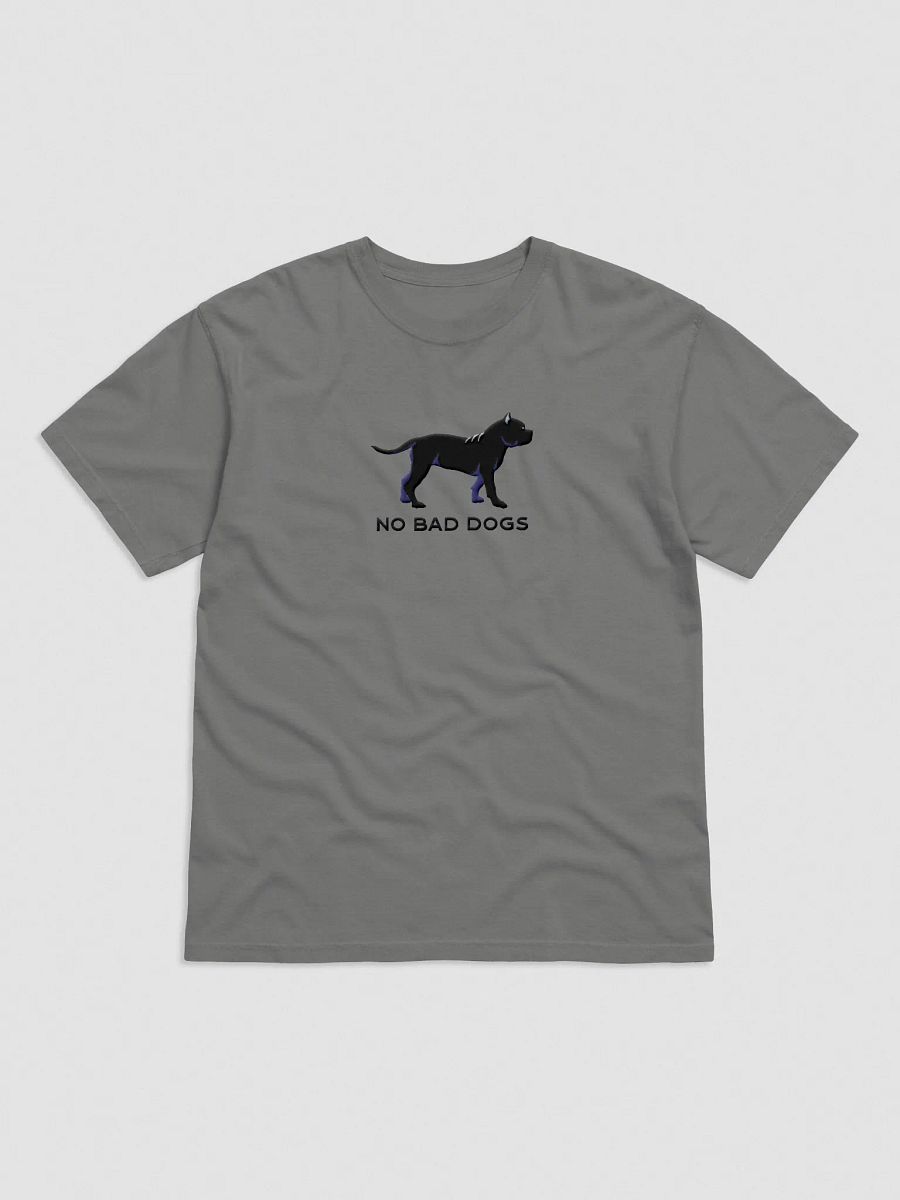 No Bad Dogs T-Shirt(Embroidered) of an American Bully(Black) product image (3)